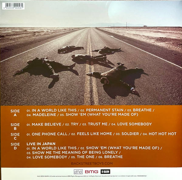 Backstreet Boys – In A World Like This (2LP color)